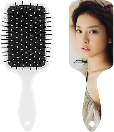 Amazon エアクッションコーム 湾曲した流線型の歯のコームベントヘアブラシリブコーム 頭皮マッサージ ブラシ ヘア 疲れ解消 マッサージくし エアバッグくし 美髪ケア 頭皮血行促進 静電気防止 髪絡まない ヘア保護 たけい えみ Unbeanded 櫛 コーム 通販