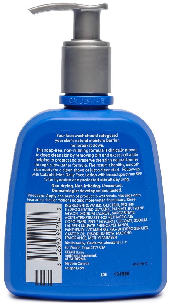 cetaphil cleanser for men
