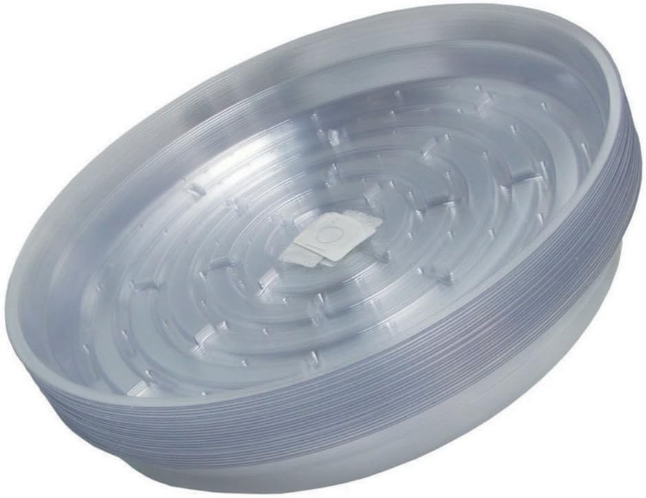 Hydrofarm Inch Clear Saucer, 14", Pack of 10[ Hgs14 ]