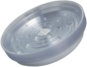 Hydrofarm Inch Clear Saucer, 14", Pack of 10[ Hgs14 ]