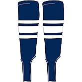 Mk Socks Traditional Baseball Stirrups Pattern B-5 Navy, White
