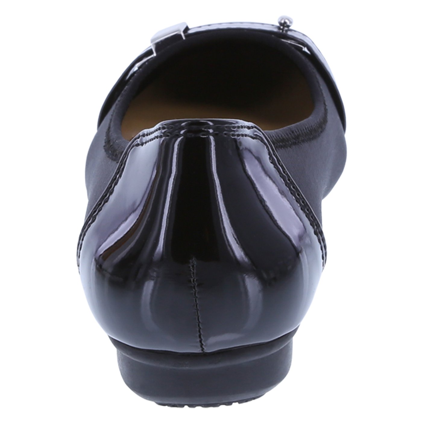 dexflex Comfort Women's Black Corey Hardware Flat 9 Wide - Image 4