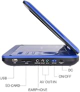 DBPOWER 10" Portable DVD Player Swivel Screen 5Hr Battery USB SD AVI MP3 JPEG view 7
