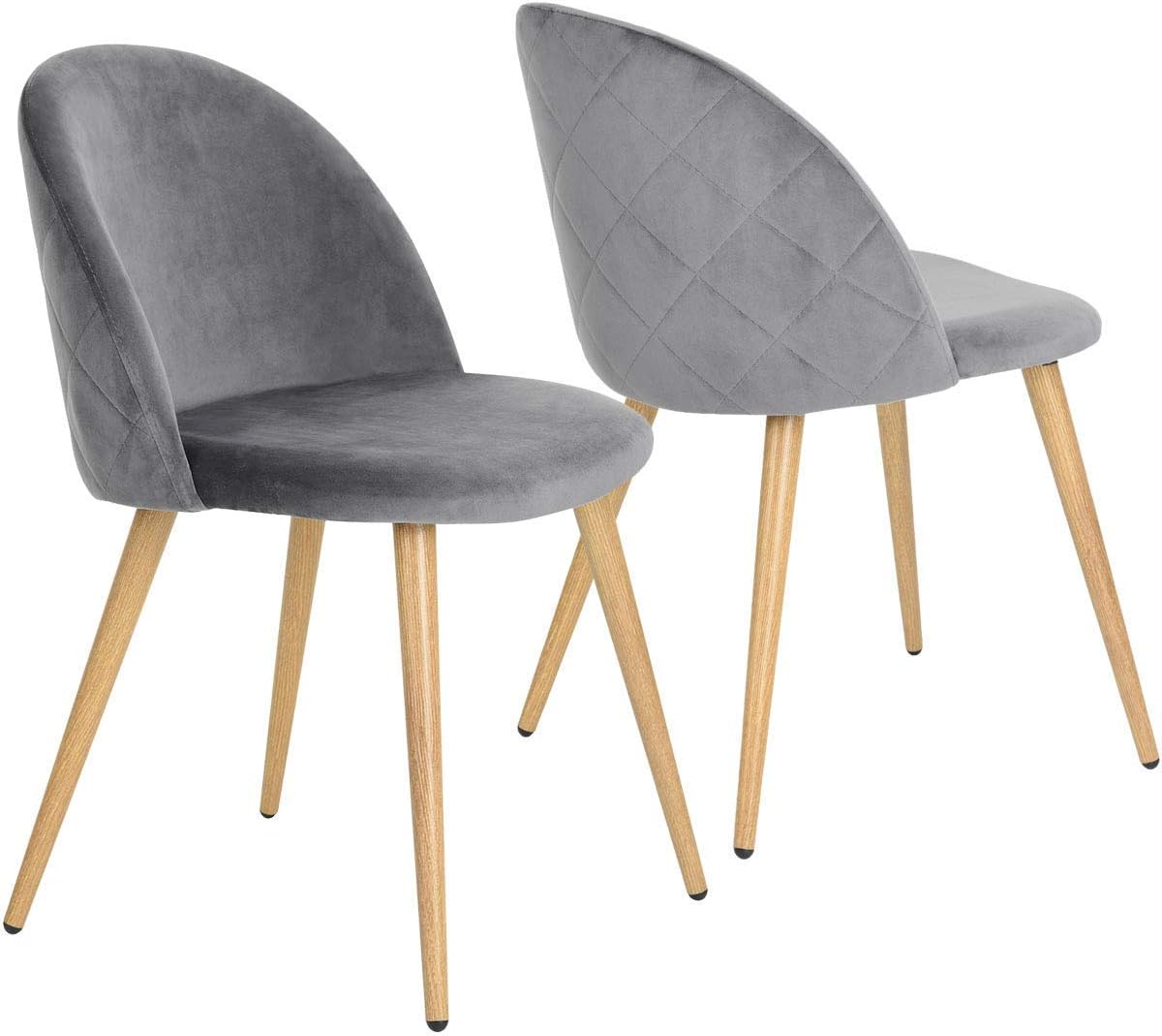 Coavas Esszimmerstühle Küchenstühle Wohnzimmerstühl 2er Set Samt Weich