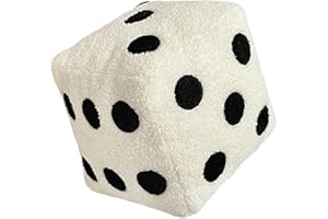 Dices Shape Throw Pillow with Ergonomic PP Cotton Fill for Home Chair Decoration Decorative Dices Seat Cushion
