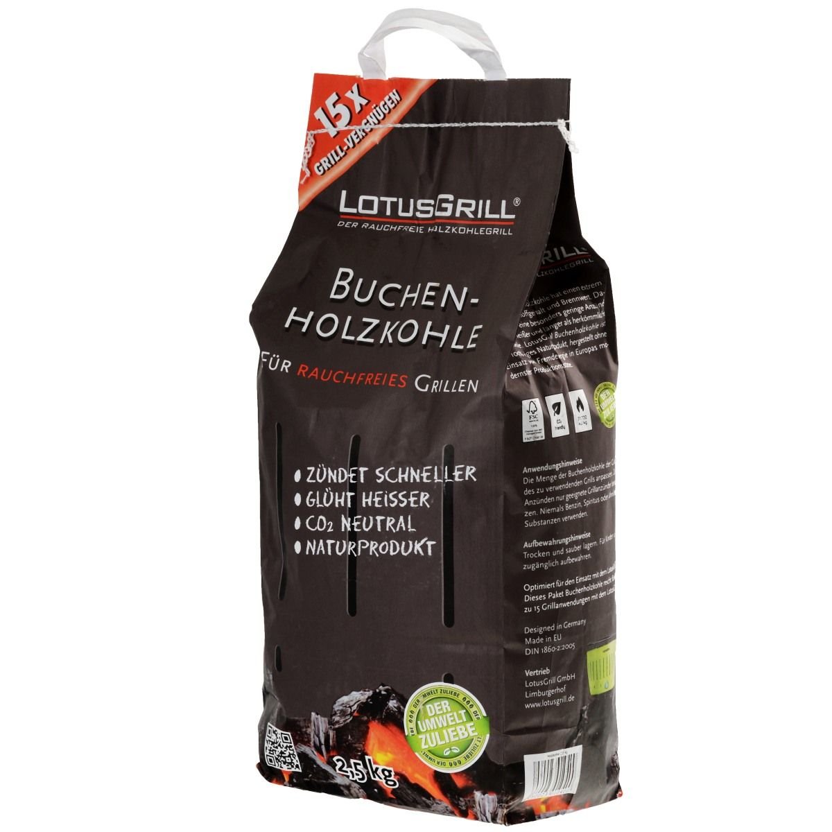 LotusGrill LK Carbón bolsa kg