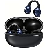 Clip-On Hearing Amplifier for Seniors, Open-Ear Design, 5 Volume Levels | Air Conduction, DSP Noise Reduction, Dual-Ear Design, Auto On/Off, Lightweight Fit, Up to 20H Use, Charging Case