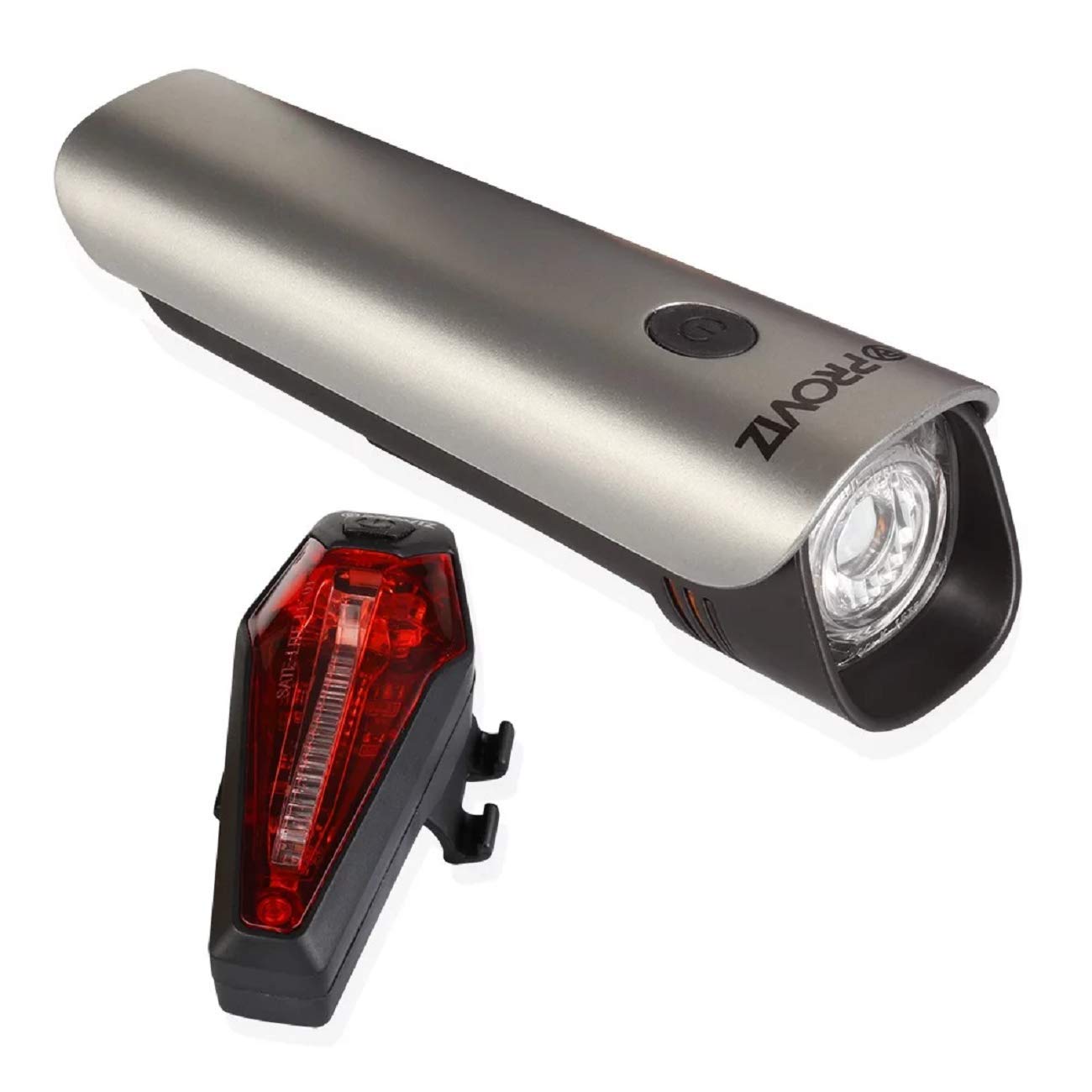 Proviz Sports LED360 Canopus & Vega Bike Cycling Light Set (front & rear), Rechargeable and Waterproof Material