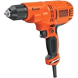 BLACK+DECKER Corded Drill, 6.0-Amp, 3/8-Inch (DR340C)