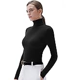 SUUKSESS Women Turtleneck Cashmere Blend Sweater Long Sleeve Shirts Fall Basic Thermal Tops Winter Clothes