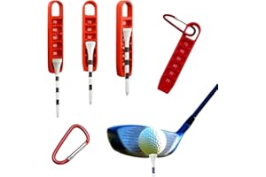 LEIAIRUI Golf Tee Elevator Golf Tee Height Adjuster, 20-70mm Precision, Portable 3D Printed Tee Setter for Accurate Placement and Game Performance