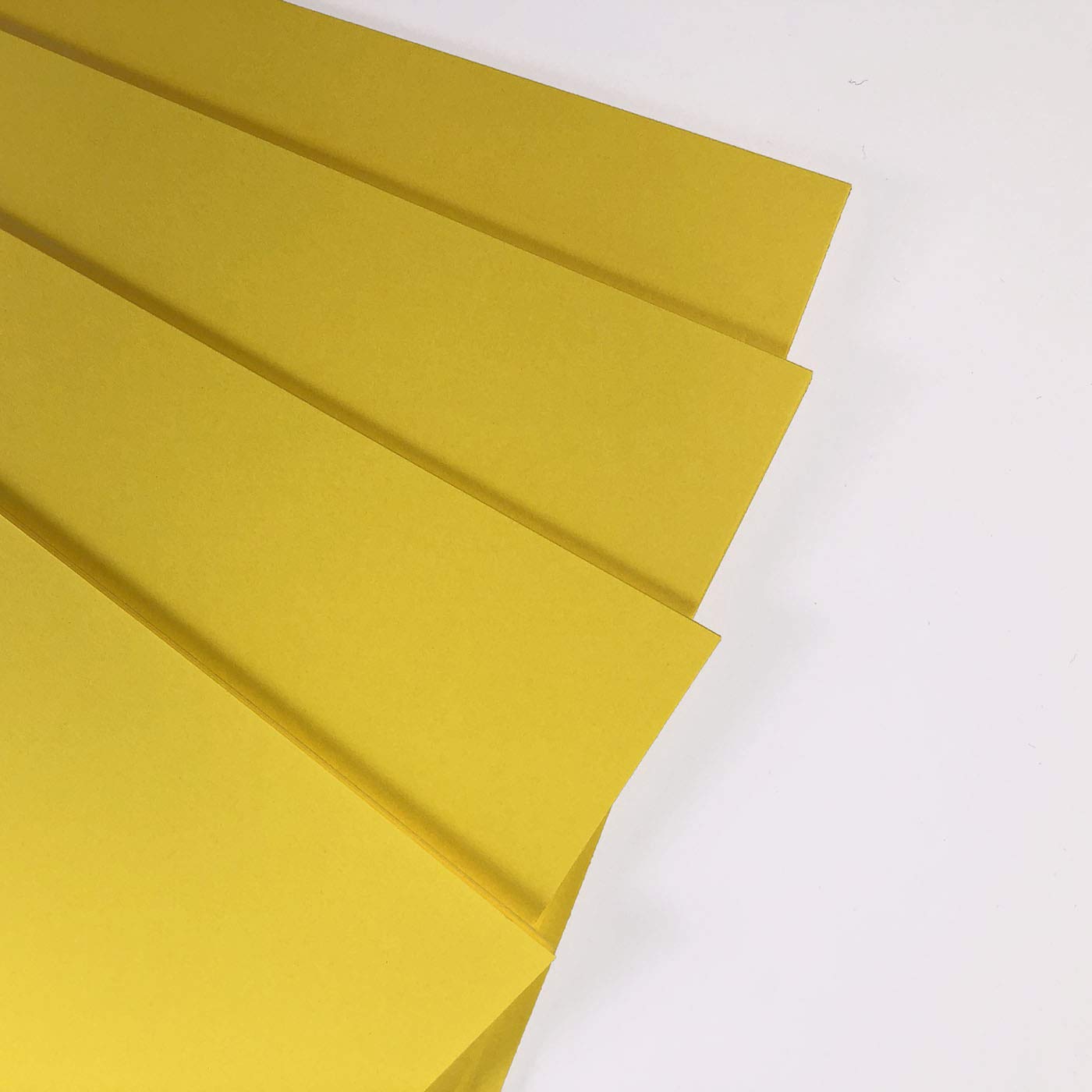 A4 Bright Yellow Card 100 Sheets Yellow Card 160gsm Coloured A4 Printer Photocopier Coloured Card Sheets