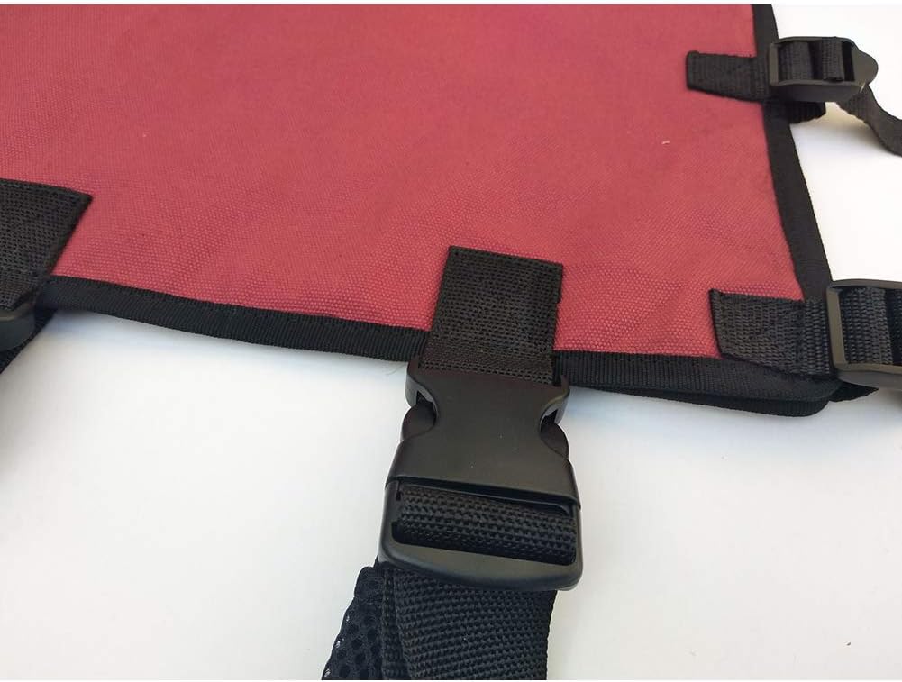 Fushida Full Body Transfer Sling Pad, Safe Transfer Gait Belt, Standing Aids and Support Strap for Recliner, Breathable Cotton Belt for Brain Paralysis Chirldren(Red, FYH196): Health & Personal Care
