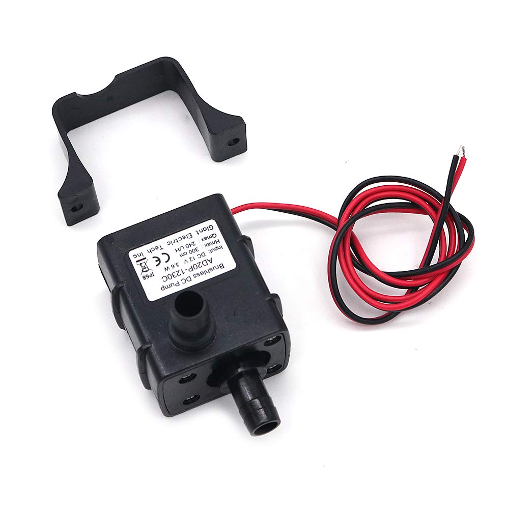DollaTek AD20P-1230C DC12V Micro DC Brushless Water Pump Fish Tank Hydroponic Silent Circulating Submersible Pump