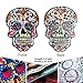 Sugar Skull Patch Iron on Punk Rock Patches, Skull Patches,Sew On Patches for Jeans, Jackets, Bags, Vest, Arts and Crafts