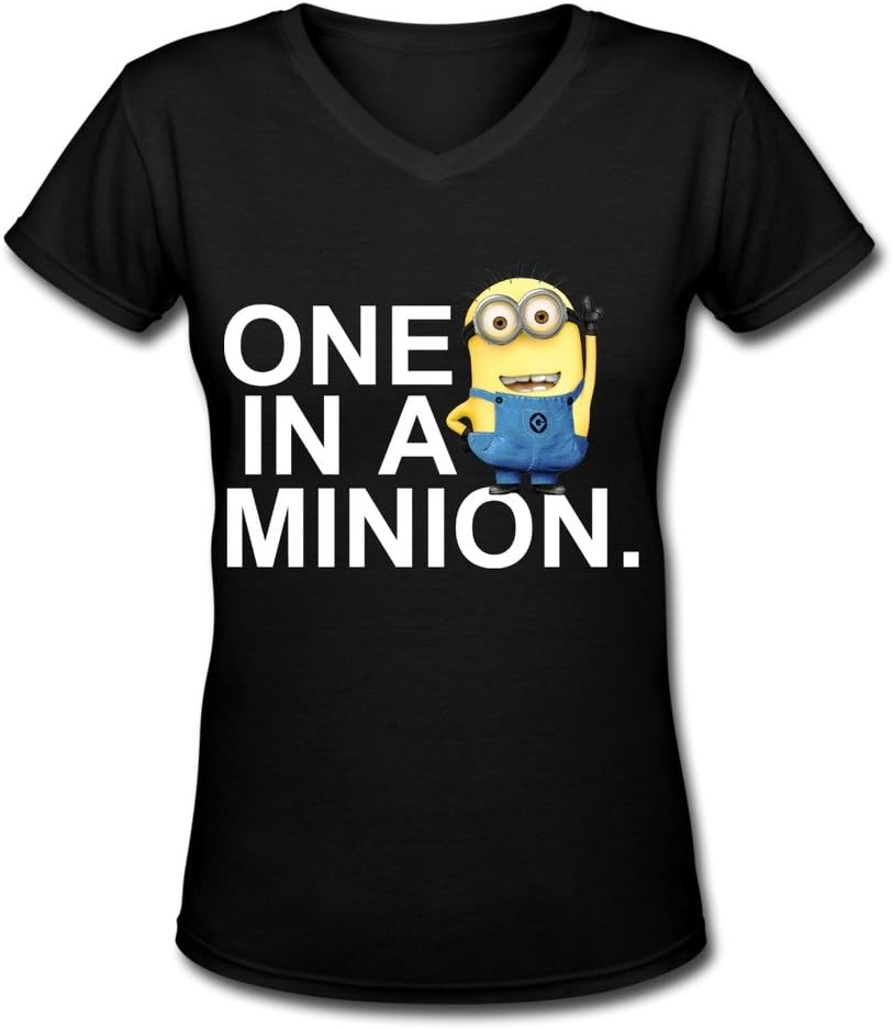 Women's One In A Minion T-shirt M Black