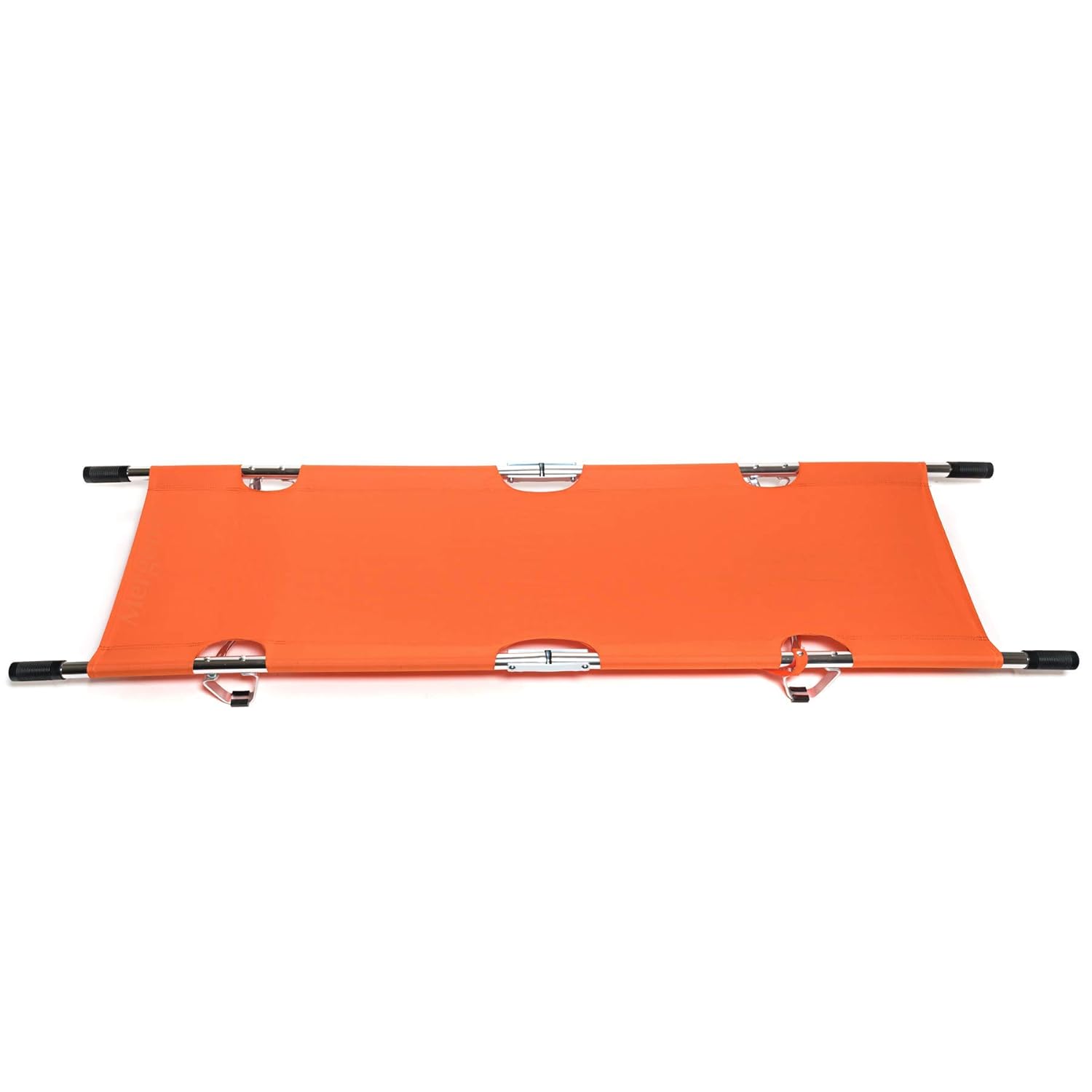 Folding Stretcher Made from Top Grade Aluminum Alloy Gurney Stretcher with Heavy Duty Handles Medical Stretcher with Rubber Feet Portable Stretcher for Patient Transport (Orange): Industrial & Scientific