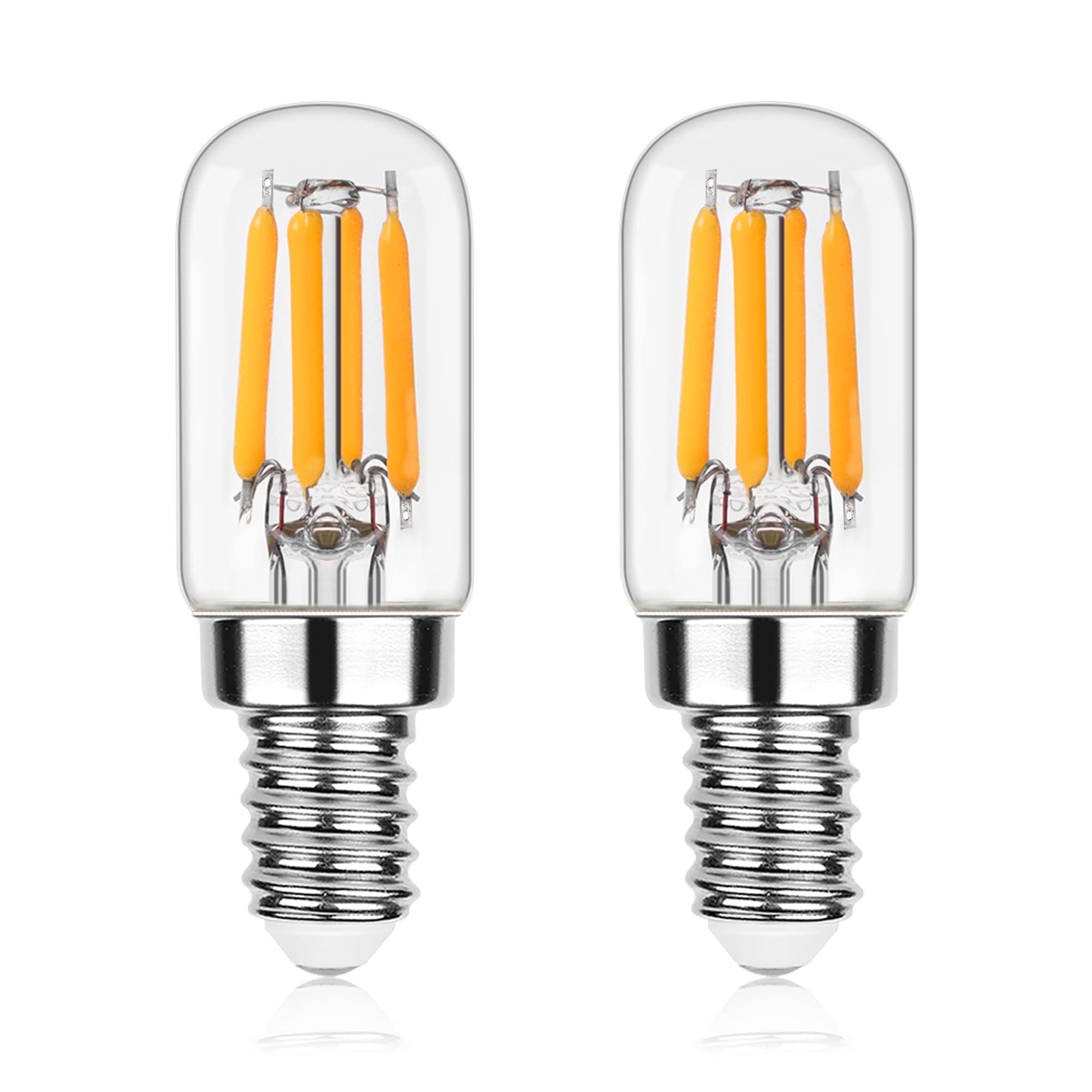 Photo 1 of Sphoon Dimmable Salt Lamp Bulbs E12 LED Night Light Bulbs 40 Watt Equivalent 4W,Small Filament Bulb for Candelabra,Sewing Machine,Ceiling Fan,Refrigerator,2200K Warm White 350LM,2 Pack