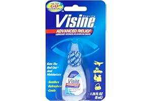 Visine Red Eye Hydrating Comfort Redness Relief and Lubricant Eye Drops to Help Moisturize and Relieve Red Eyes 0.28 fl. oz