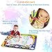 Jakoghii Water Doodle Mat, Kids Toys Aqua Drawing Mat Large Painting Writing Coloring Pad 4 Magic Pens for Boys Girls Age of 1,2,3,4,5,6,7-12 Yr, Educational Toy for Children Gift -Size 34.5