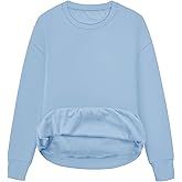 STOLKISS Women Fleece Lined Sweatshirt Casual Crew Neck Pullover Sweatshirt Loose Soft Long Sleeve Fall Winter Sweaters 2026