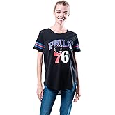 Ultra Game Women's NBA Official Super Soft Mesh Jersey T-Shirt
