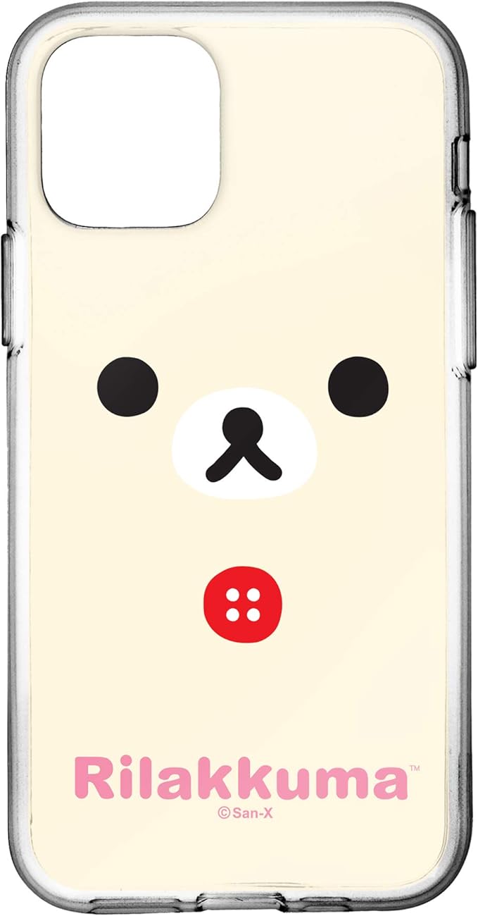 Amazon Com Compatible With Iphone 12 Mini Case 5 4inch Rilakkuma Clear Tpu Cute Soft Jelly Cover Face Korilakkuma