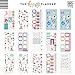 me & my BIG ideas Sticker Value Pack for Classic Planner - The Happy Planner Scrapbooking Supplies - Squad Goals Theme - Multi-Color & Gold Foil - For Projects & Albums - 30 Sheets, 819 Stickers