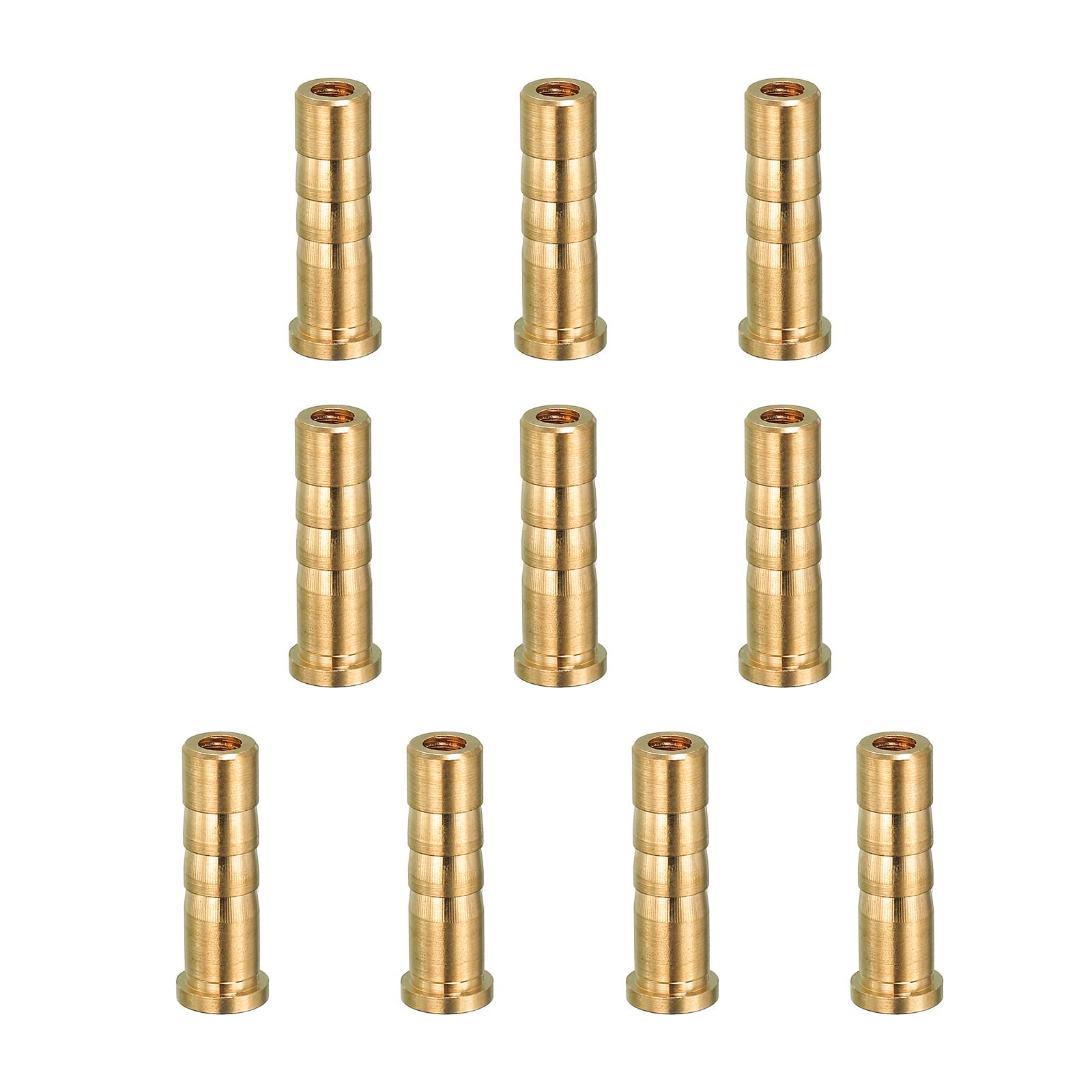 PATIKIL 38 Grain Archery Arrow Brass Insert, 9 Packs Insert Screw Copper Brass Arrow for .244/6.2mm Carbon Arrows
