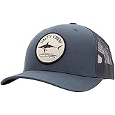 Salty Crew Shark Logo Retro Trucker Hat - Unisex Adjustable Baseball Hat for Adults - Premium Cotton