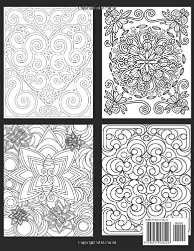 Amazon 大人の塗り絵 かわいい 100 パターン Patterns 楽しさとリラックスできるパターン大きなプリントの塗り絵本 美しい花の100の片面パターン 花柄 幾何学模様 動物柄 Patterns World Qta Color