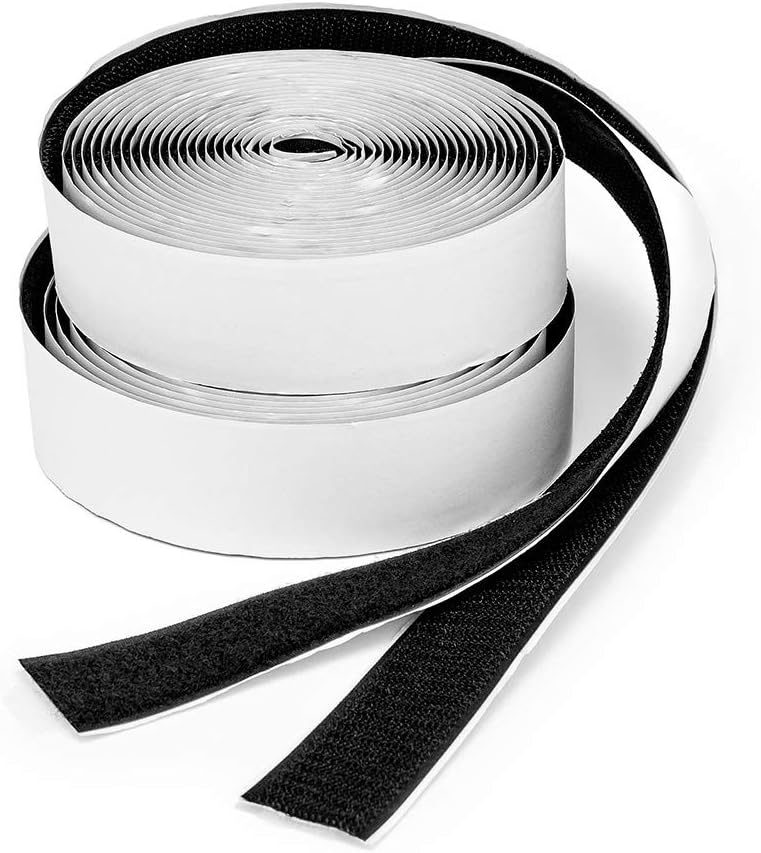 BRAVESHINE Double Sided Sticky Tape Heavy Duty, Hook and Loop Tape Self