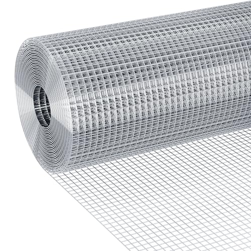Potnet 19 Gauge 1/2 inch Hardware Cloth 24 x 100 ft Welded Wire Mesh at Amazon