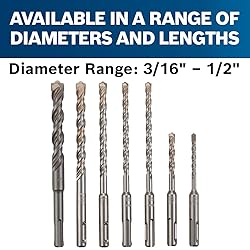 BOSCH HCK001 7 Piece Carbide-Tipped SDS-Plus Rotary