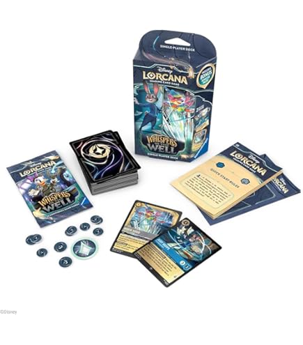 Amazon.com: Ravensburger Disney Lorcana TCG: Archazia's Island  Single-Player Starter Deck - Ruby & Sapphire | Engaging Gameplay | Over 200  Original Disney Artworks