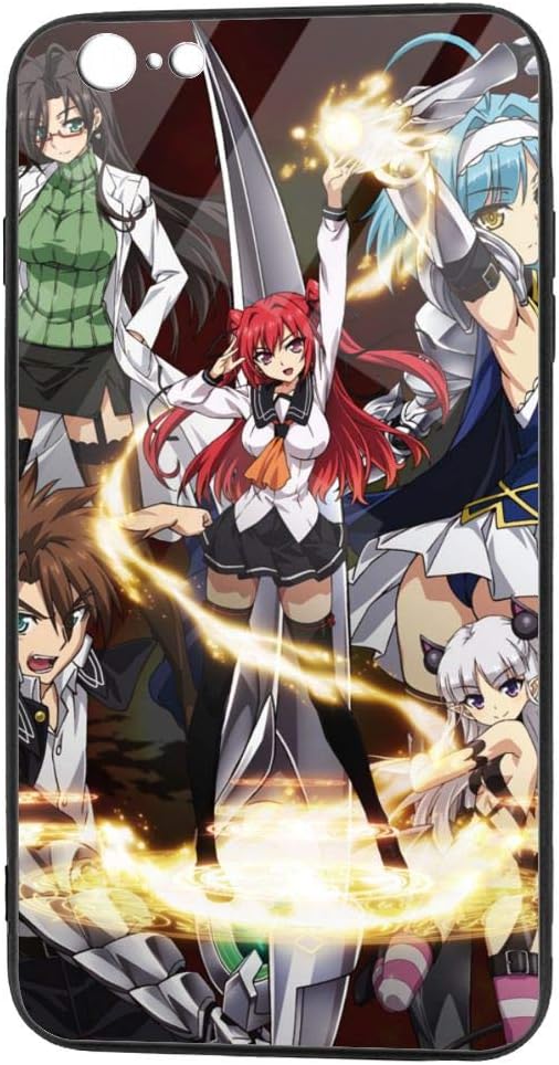 Amazon Com Iphone6 6s Tpu Glass Phone Case Anime Shinmai Maou No Testament Black