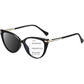 HOOBAY Photochromic Progressive Multifocus Reading Glasses For Women,Progressive Readers No Line Quick-Transition Sunglasses