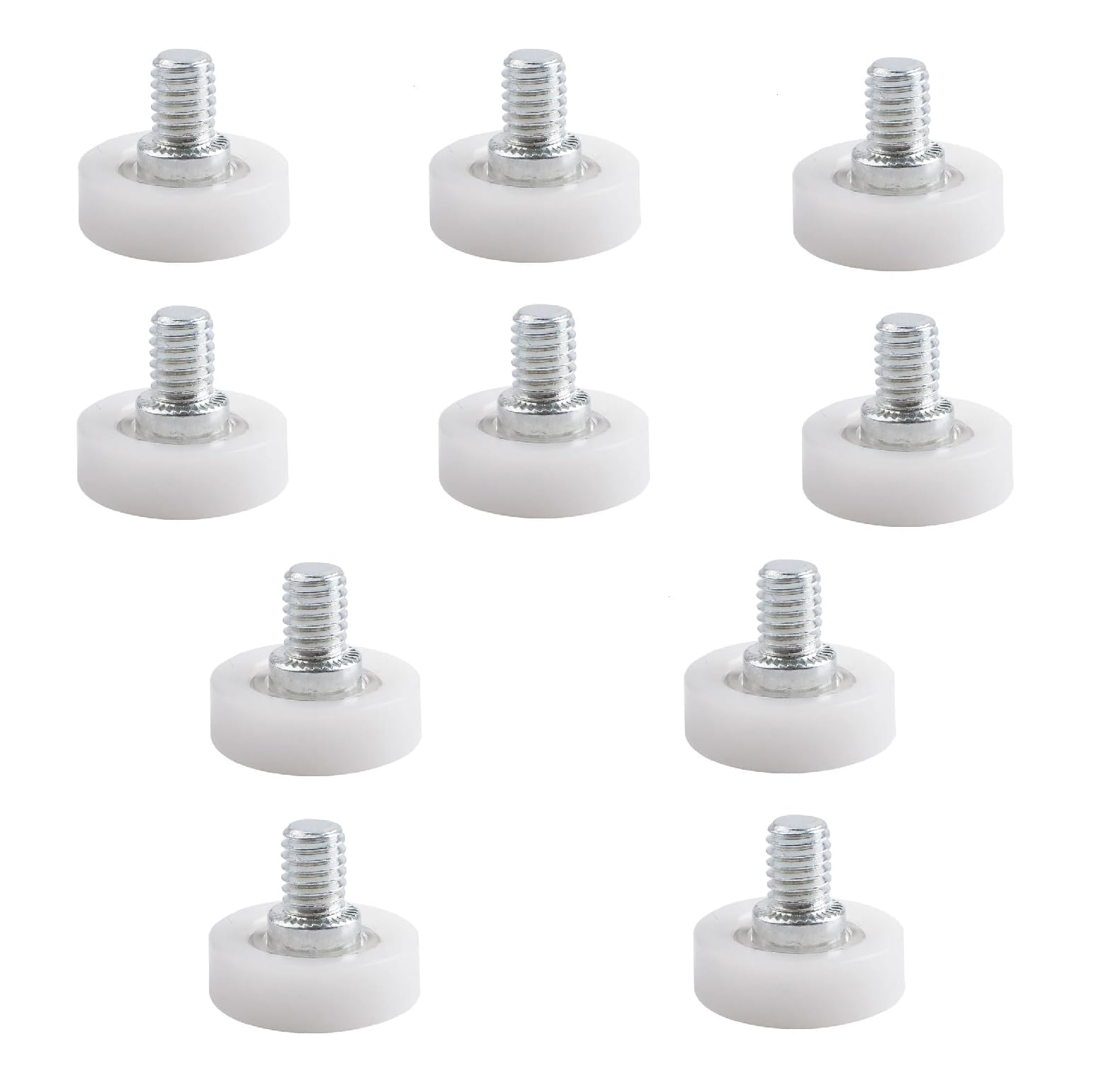 DEFIYEAR 10 PCS Drawer Rollers - Premium Cabinet Drawer Slides Wheels, Drawer Roller Slide Guides, Efficient Drawer Pulley Replacement Wheels for Seamless Functionality in DIY Furniture Projects