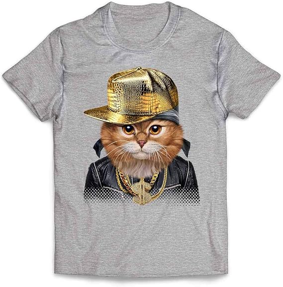 Amazon  Fox Republic【三毛猫 オレンジ ねこ ラッパー ヒップホップ 
