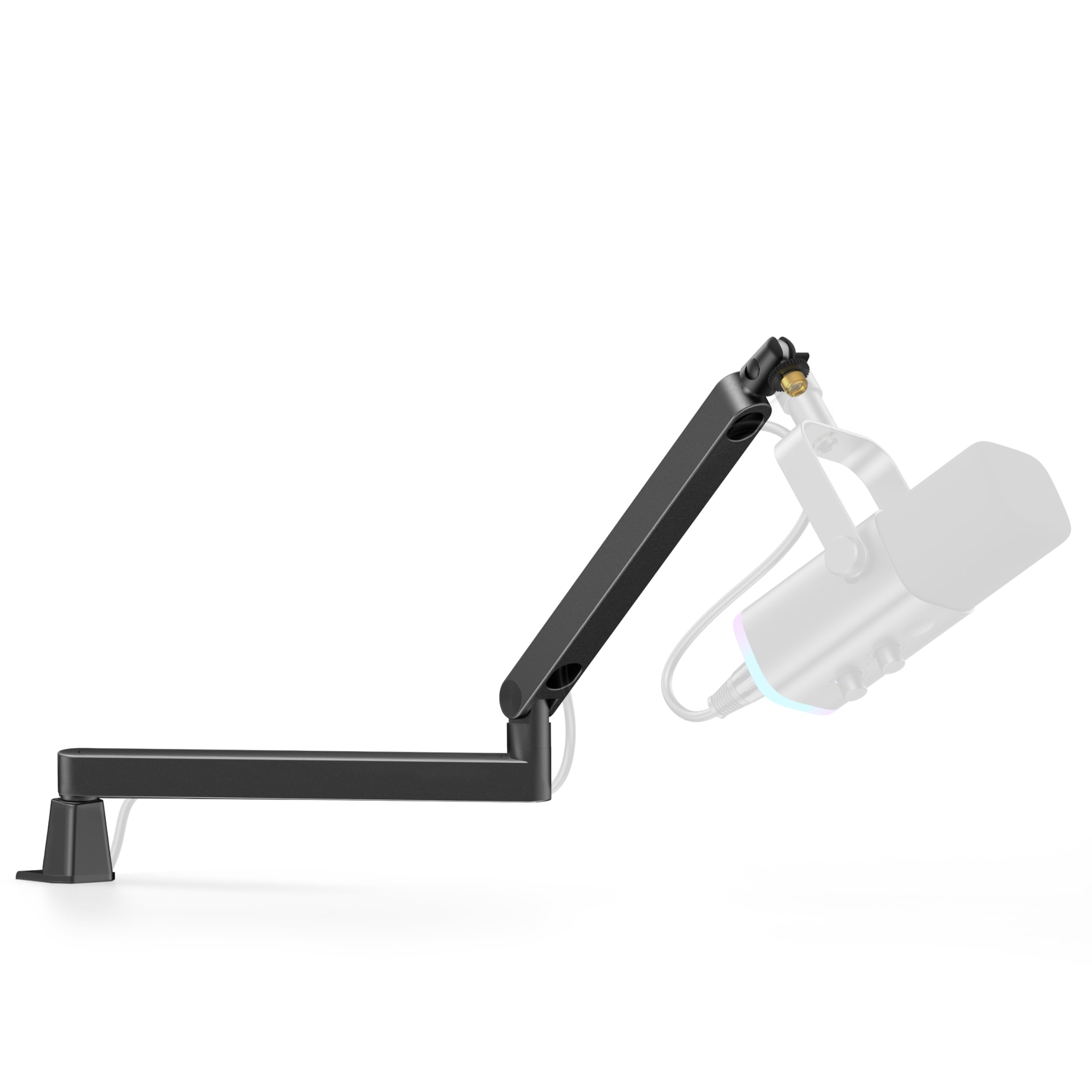 Photo 1 of InnoGear 2025 Upgraded Microphone Boom Arm, Magnetic Cable Management Low Profile Mic Stand 360° Rotatable Desk Mount for Fifine AM8 K669B Blue Yeti HyperX QuadCast SoloCast AT2020, Black