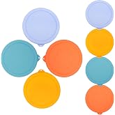 Viotiin 1 Cup (4 Pack) + 2 Cup (4 Pack) Silicone Replacement Lids Storage Cover for Pyrex 7202-PC and Anchor Hocking Glass Bowls (Container not Included) 8 Pack Microwave, Dishwasher and Freezer Safe