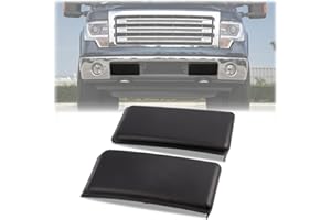 PIT66 Front Bumper Guards Inserts Caps Pads Compatible with Ford F150 2009-2014/Not Fit Harley Edition Driver and Passenger Side Bumper Covers 9L3Z17E810B 9L3Z17E811B