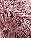 Orient Home Collection De Moocci Luxury Super Soft Mongolian Faux Fur Throw Blanket, 50 in 60 in, Cozy Warm Breathable, Best for Winter – Décor for Couch Bed, Pink