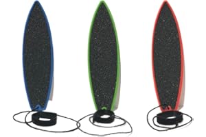 Windeck Finger Surfboard - Rad Fingerboard Toy - Surf The Wind - Mini Board for Kids and Surfers Looking to Hone Their Surfer Skills (Blue, Green, & Red)