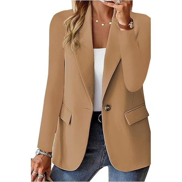 Slim Fit Blazer Womens Blazers Suit Jackets Business Casual Long