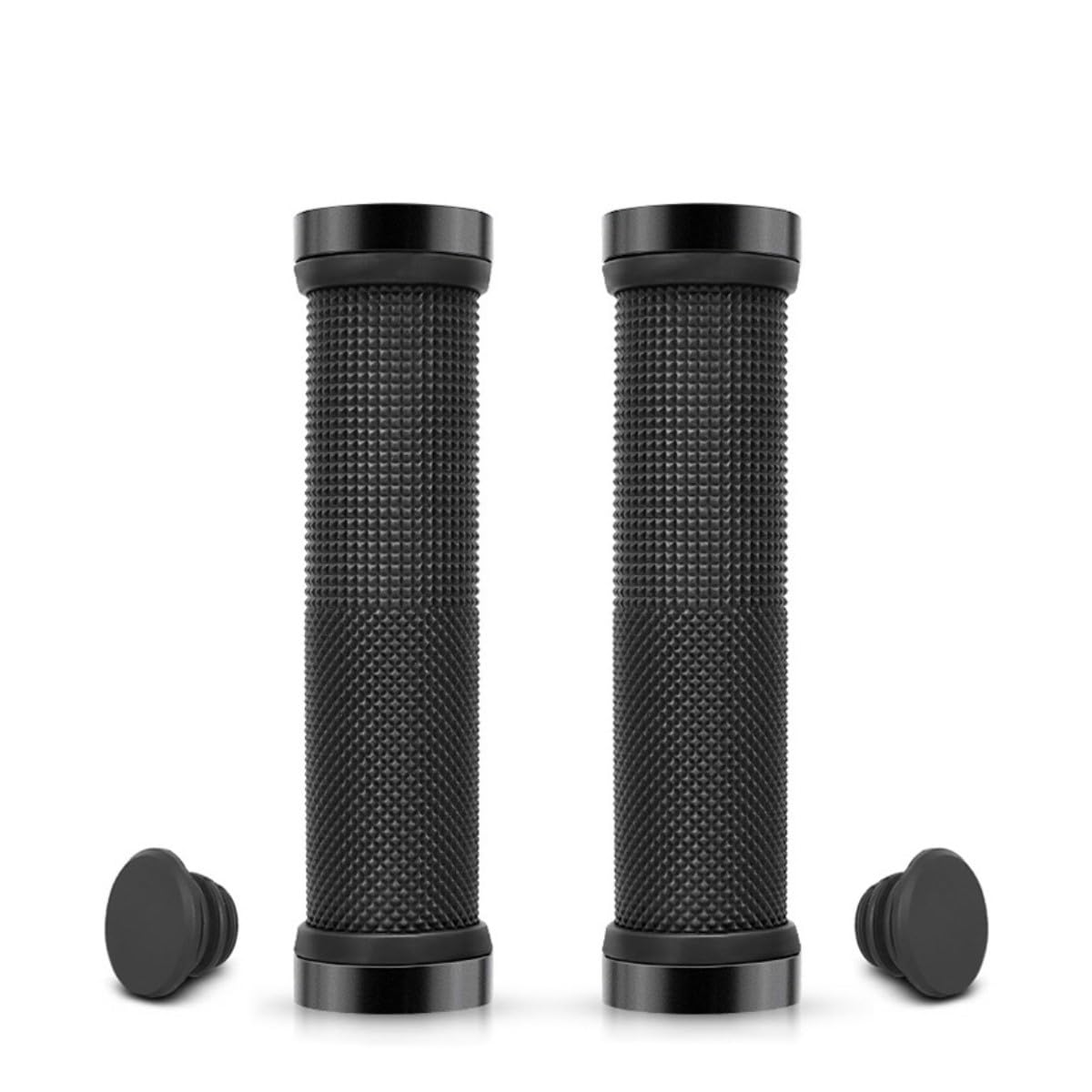 HOUSON Rubber Bicycle Handlebar Grips for MTB, E-Bike, City and Racing Bikes