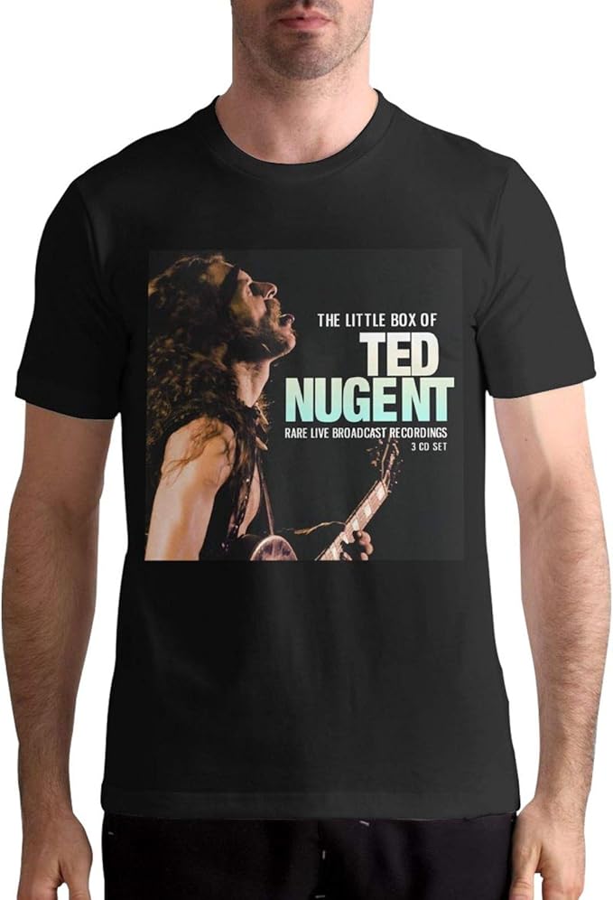 The Little Box of Ted Nugent Mens Adult Short Sleeve T-Shirts Black 4X-Large | Amazon.com