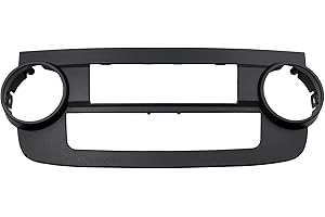 DKMUS Dash A/C Air Conditioning Replacement Panel Installation Mount Trim Kit Compatible with Honda CR-V CRV 2007-2011 AC Bezel (Manual A/C)