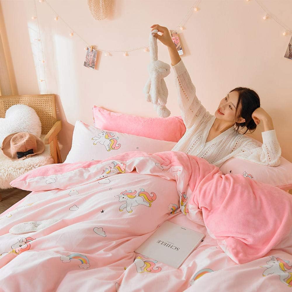 nohbi Conjuntos de colchas de fácil Cuidado para Dormitorio,Invierno