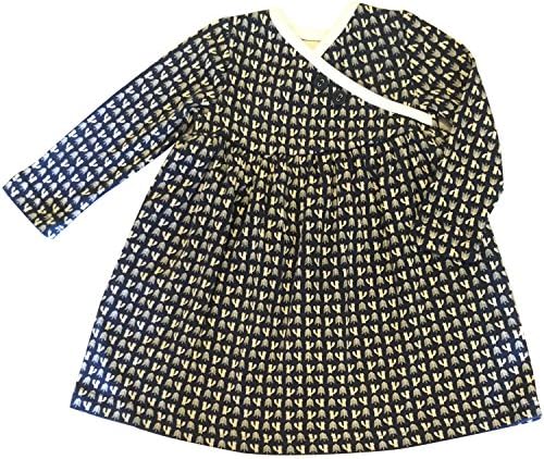 Origany Baby-Girls Kimono Style Dress Navy Fox 18-24 months